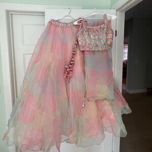 Pink Lehenga – Size Small